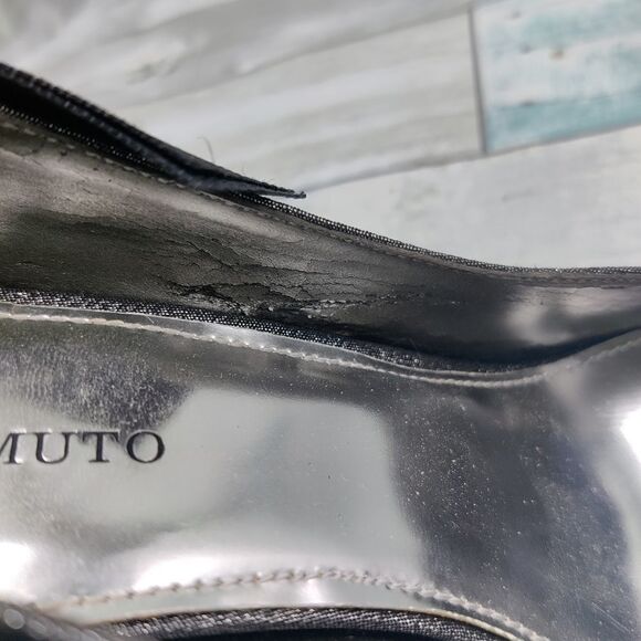 Vince Camuto 'Beauty' Heels w/ Crystal Rhinestone Lace Bow Sz 7.5 Pumps - Picture 9 of 16